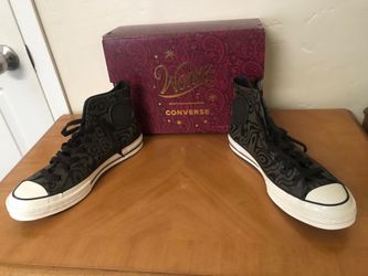 Willy Wonka Converse Size 8 Brand New