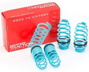 GODSPEED LS-TS-AI-0003 TRACTION-S PERFORMANCE LOWERING COIL SPRINGS KIT SUSPENSION FOR AUDI A4 FWD (B5) 1996-2001