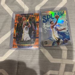 NBA Stephen Curry 2 Card Lot