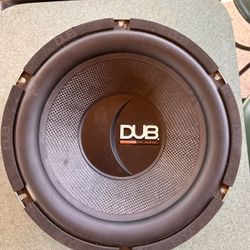 Audiobahn DUB Subwoofer with grill