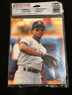 1989 Yankees Glossy Photos Set – Winfield Mattingly Henderson Righetti – Sealed