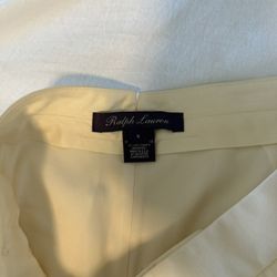 Ralph Lauren Purple Label Cream Wool Pant Women