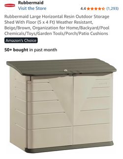 Storage Shed Rubbermaid