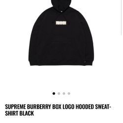 BURBERRY HOODIE X M New Retail $600.00 