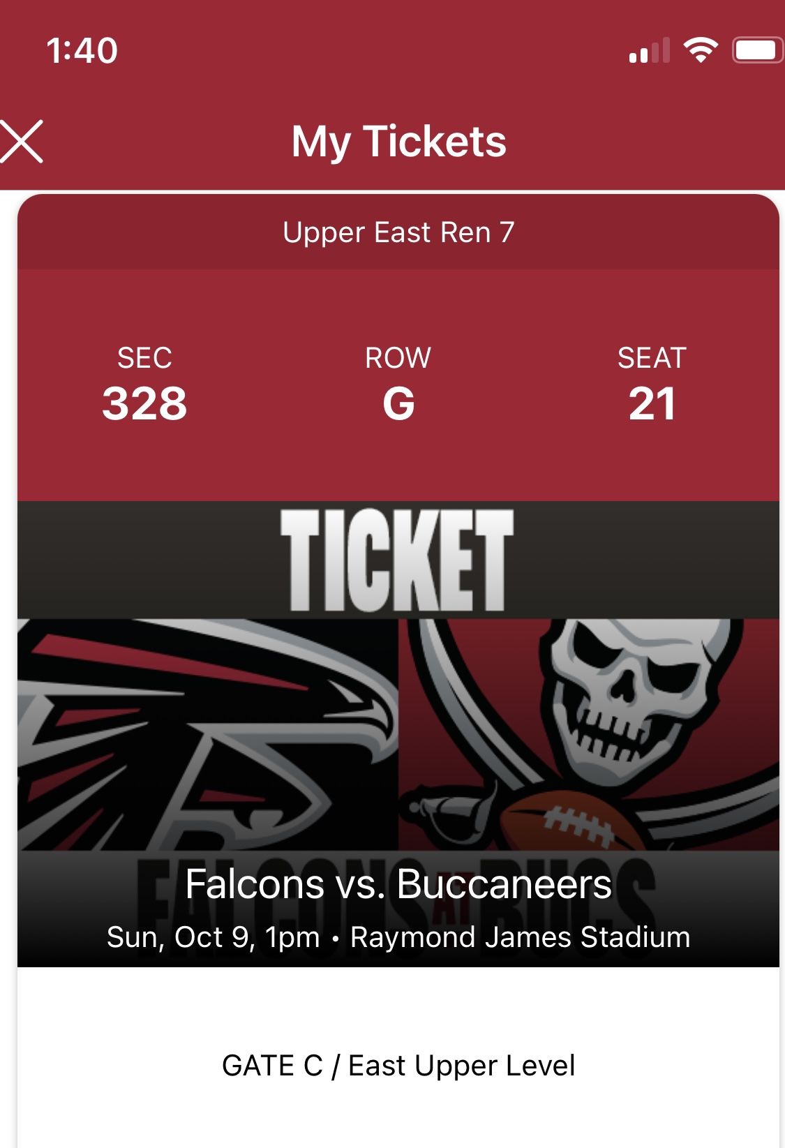 Bucs vS Falcons
