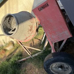 Conoga Cement Mixer Electric Working Real Good $1200