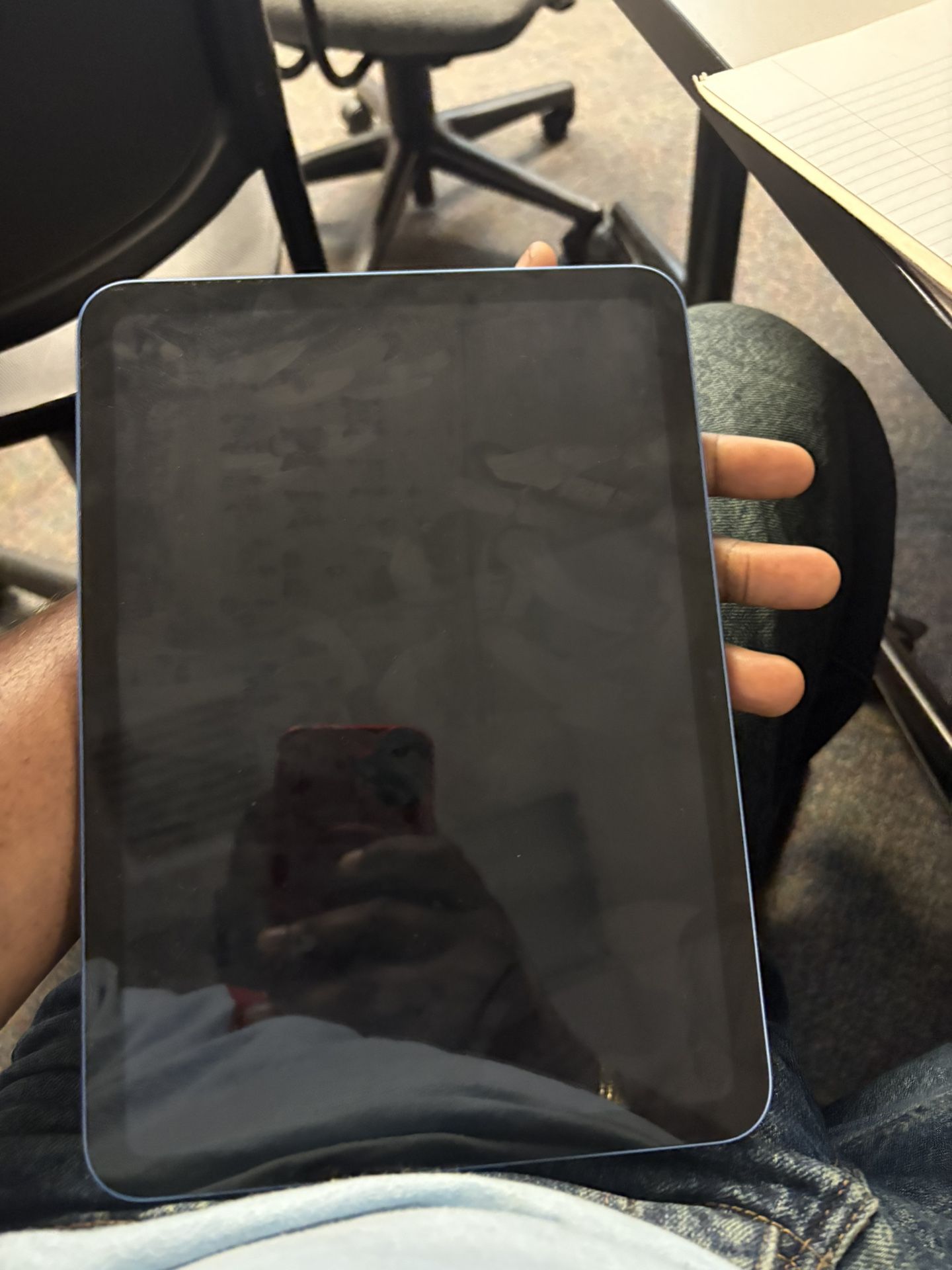 Blue iPad (10th Gen) + Logitech Keyboard Case - Great Condition