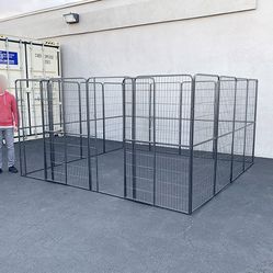 New in box $360 Heavy Duty 10x10x5ft Tall Pet Playpen 16-Panel Dog Crate Kennel Exercise Cage Fence