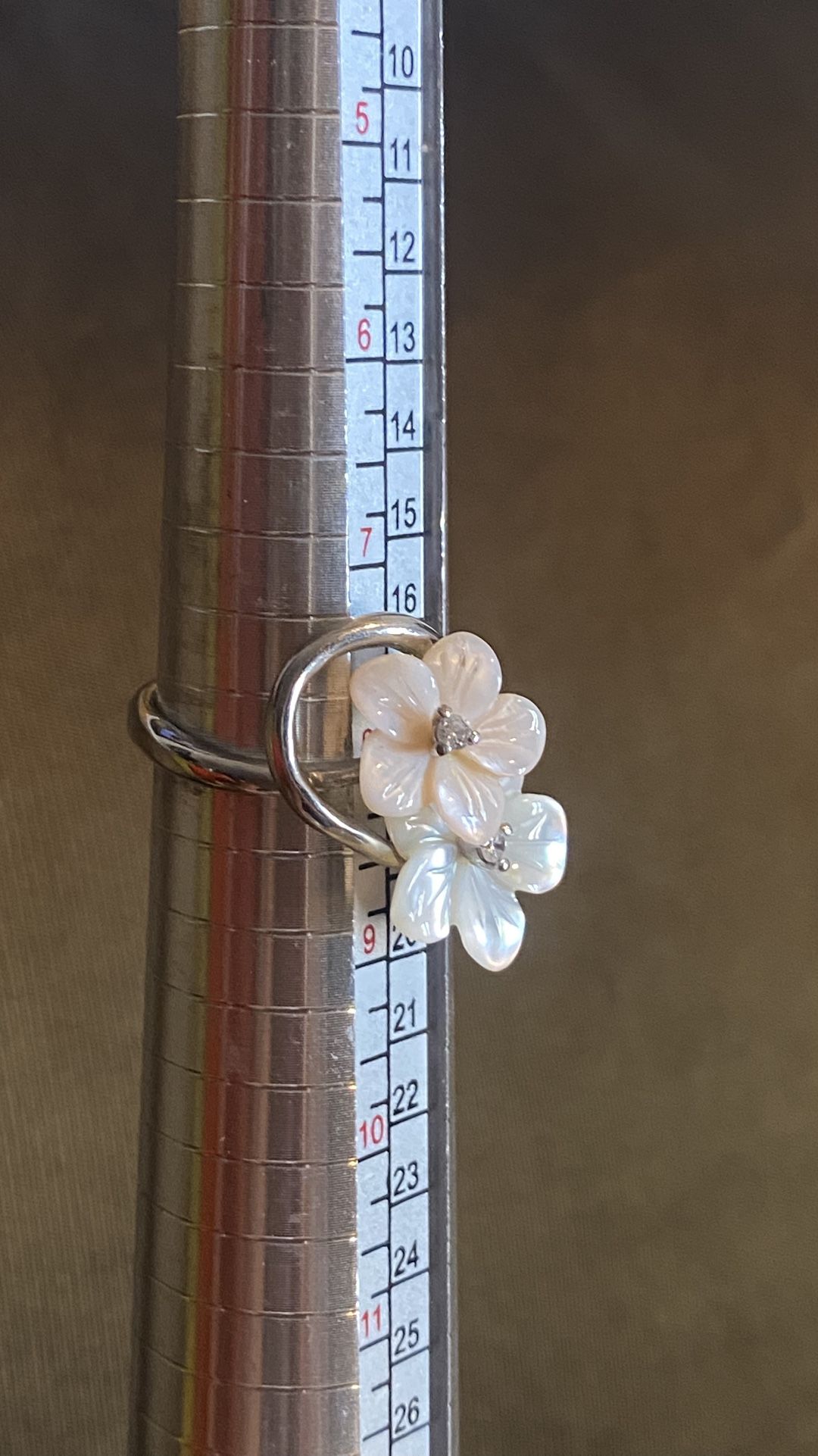 925 Marked Sterling Silver Plumeria Ring From Hawaii
