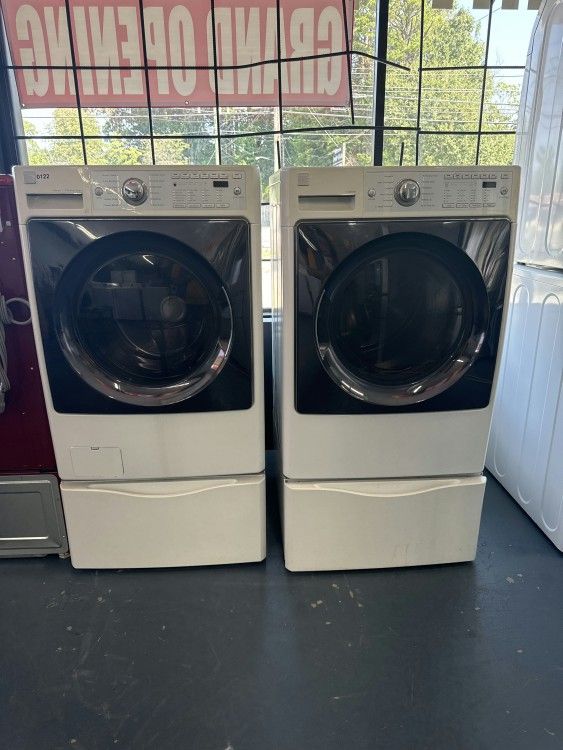 Kenmore Including Warranty! Washer Electric Dryer Set Xtra Lrg Capacity