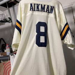 Vintage UCLA #8 Troy Aikman Dallas Cowboys Away Jersey 2XL