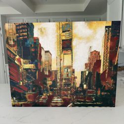 Illustrative Times Square Painting