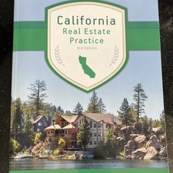 Text Book - California Real Estate Practice, 3rd Edition 
