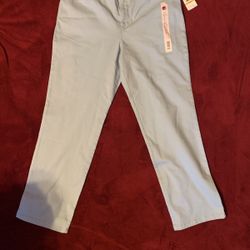 Gloria Vanderbilt Jeans Light Blue 14 Long Amanda 