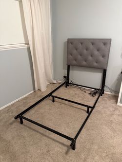 Twin Bed Frame + Boxspring