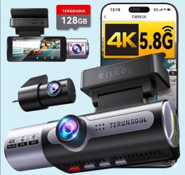 cámara de tablero TERUNSOUL D018 que ofrece grabación triple canal en resolución 4K. incluye una tarjeta micro SD de 128 GB

El dispositivo cuenta con
