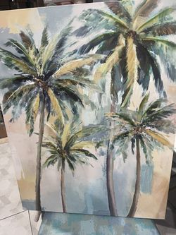 22” Wide X27” Length Palm 🖼️ Trees 🌴