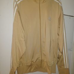 Men's Adidas Originals Magic Beige Adicolor Classics Firebird Track Jacket New