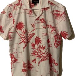 Brixton men’s Hawaiian map shirt