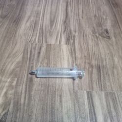 Vintage WWII Glass Syringe 50cc