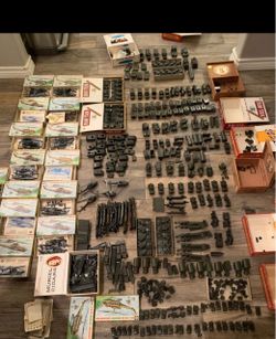 Huge ROCO military toy lot