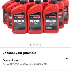 Mercon Sp Transmission Fluid 12 Quarts For FORD MERCURY