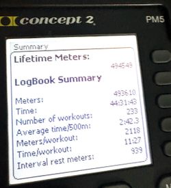 Black Concept 2 Model D Rower - PM5