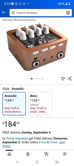 Acoustic pocket amp
