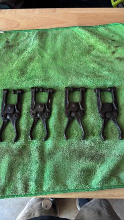 Vintage Knu-vise welding clamps