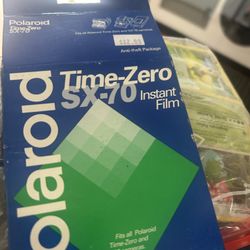 Polaroid SX-70 Time Zero Instant film SEALED