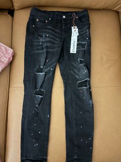 Purple jeans
