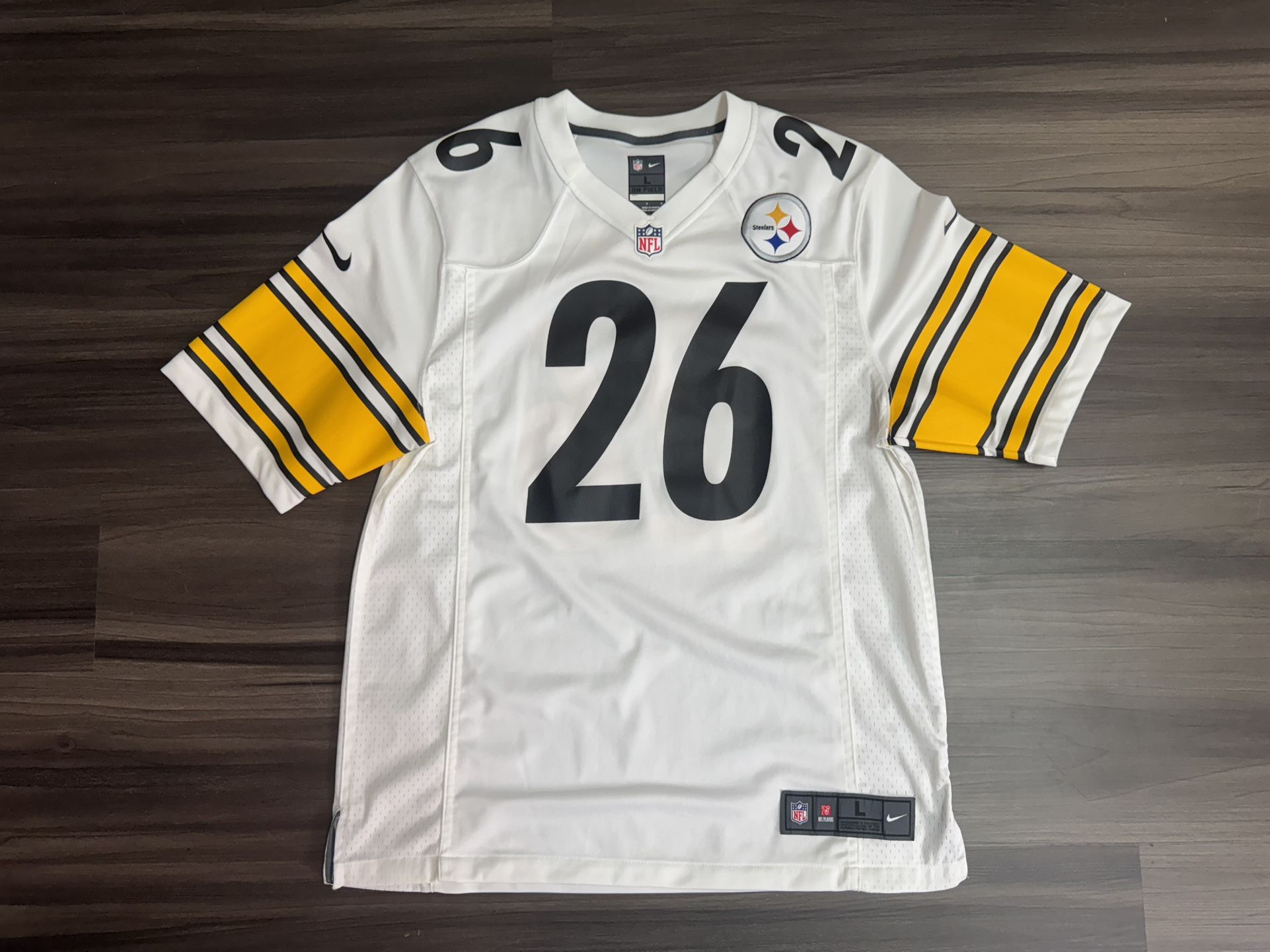 Nike Le’veon Bell Pittsburgh Steelers Away White Football Jersey Adult Large