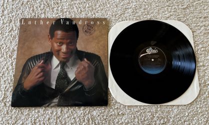 Luther Vandross “Never Too Much” Vinyl Lp 1981 Epic Records Original 1st Carrollton Press Not Reissue Beautiful Glossy Vinyl Funk. 