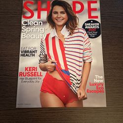 SHAPE Magazine - April 2020 with Keri Russell on the cover