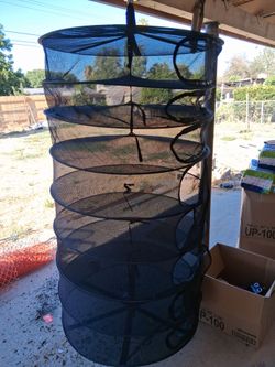 Mesh drying rack