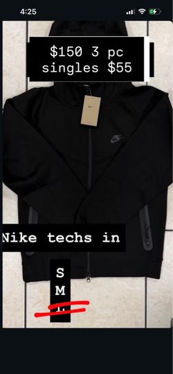 black nike tech $60 Small and Medium