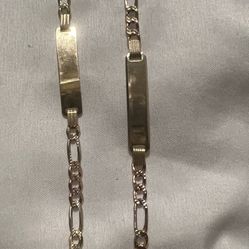 14kGold Bracelets Figaro 