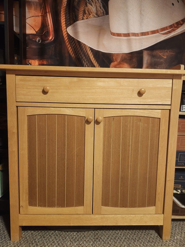 Wooden Shelf Dresser 