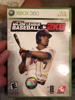 Xbox 360 MLB 2k8 video game
