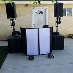 Dj Sillas Y Mesas Luces Party Time