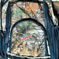 Real Tree Camouflage Mt. Dew Backpack