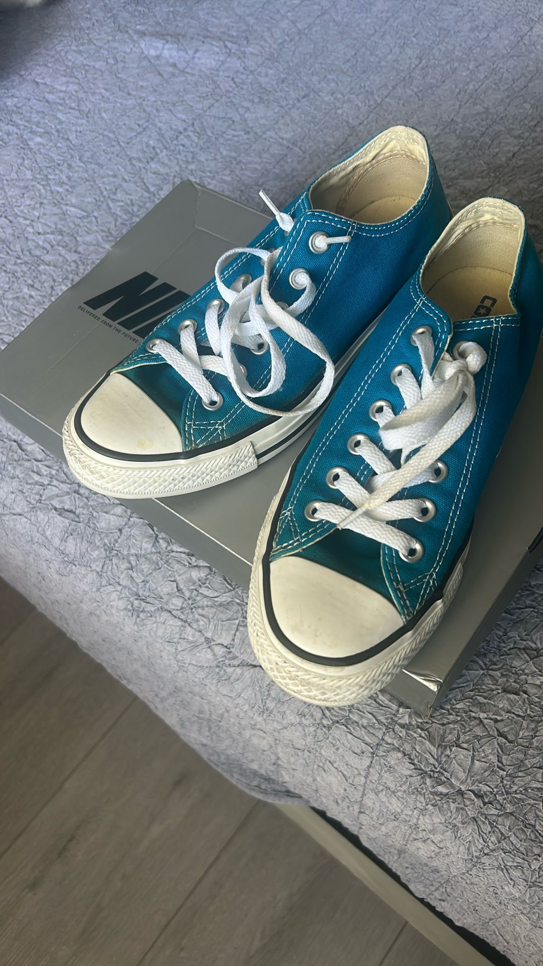 Blue Converse