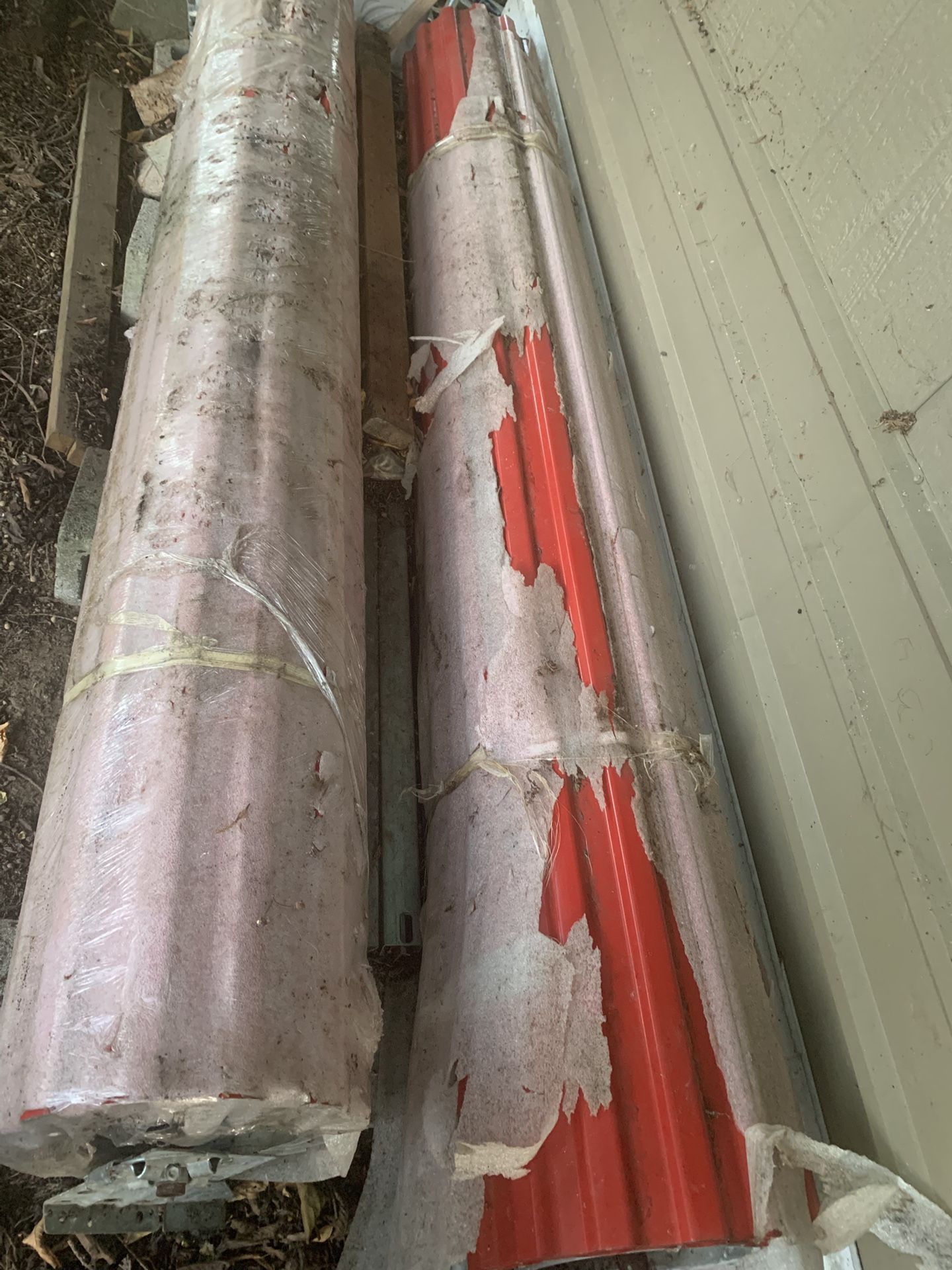 Storage Roller Curtains, 100 Each, Red Color
