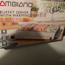 Buffet Server W Warming Tray