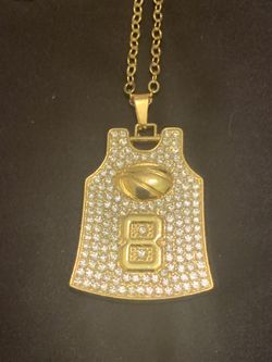 Kobe Bryant #8 Jersey Pendant Necklace