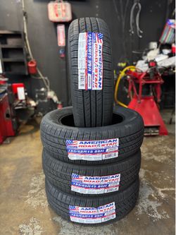 185/65/15 AMERICAN ROAD STAR  (4 TIRES NEW) INCLUDED INSTALLATION AND BALANCING (PROMOTION)✅