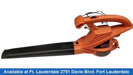 Black & Decker Lb700 Orange Corded Leaf Blower