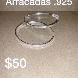 Silver Hoops