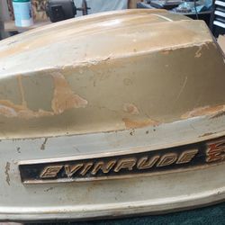 1969 Evinrude Outboard 85 HP Engine Cover,