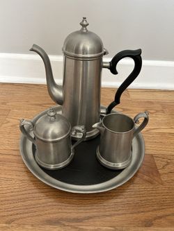 Towle Pewter Tea Set